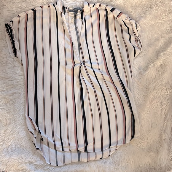 PRIMARK blue and pink stripped Blouse - Picture 1 of 2